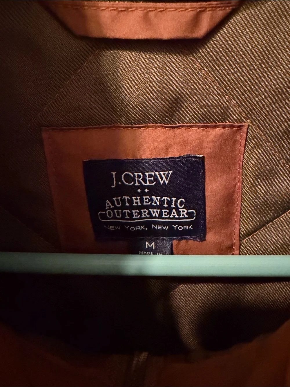 J.Crew Mens Quilted Walker Vest Medium Brown Rust Full Zip Re-Imagined BI930